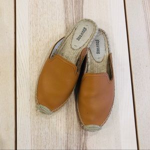 Soludos leather Mules Sz 7.5